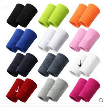 Cotton Logo Wristbands for Sports and Fitness