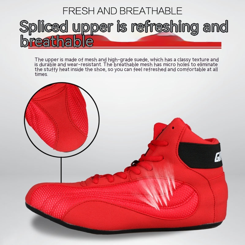Flannel Boxing and Wrestling Sports Shoes