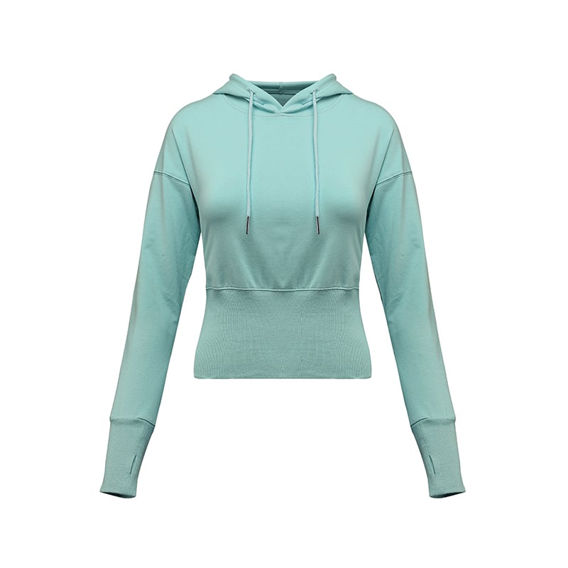Women's Slim Pullover Hoodie for Fitness and Sports
