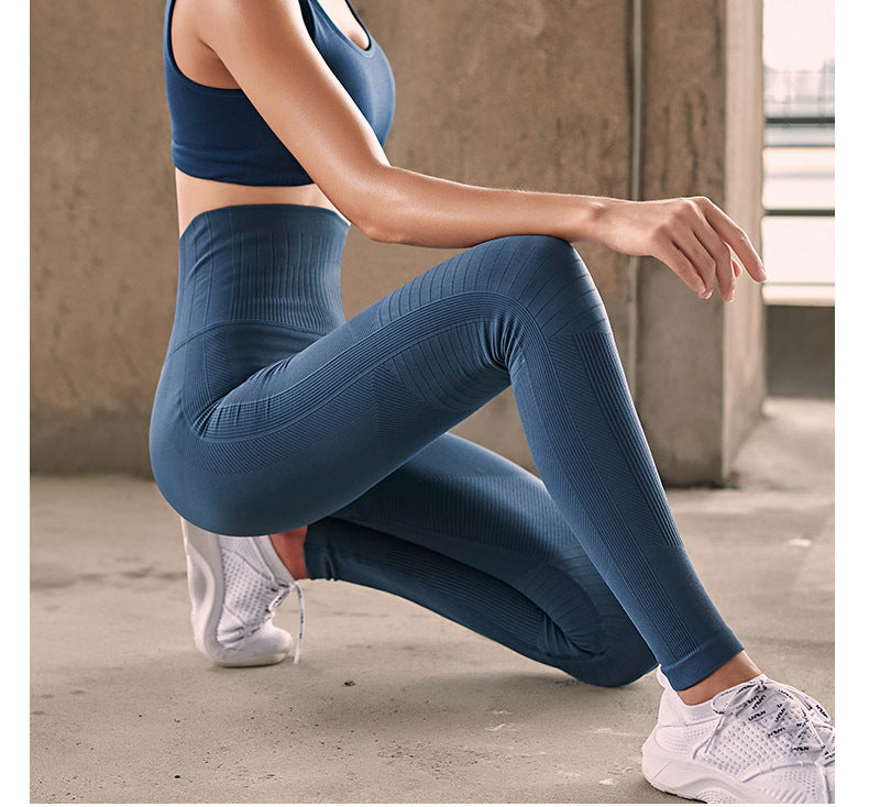 Elastic Sports Leggings for Yoga and Fitness