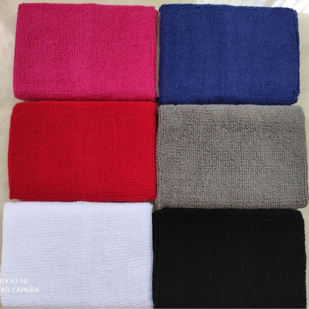 Cotton Logo Wristbands for Sports and Fitness